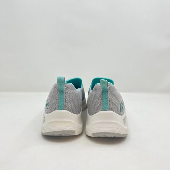 Skechers Go Walk Grey Low Top Slip-On Comfort Walking Shoes 56126 Women's Size 9 - Picture 8 of 9